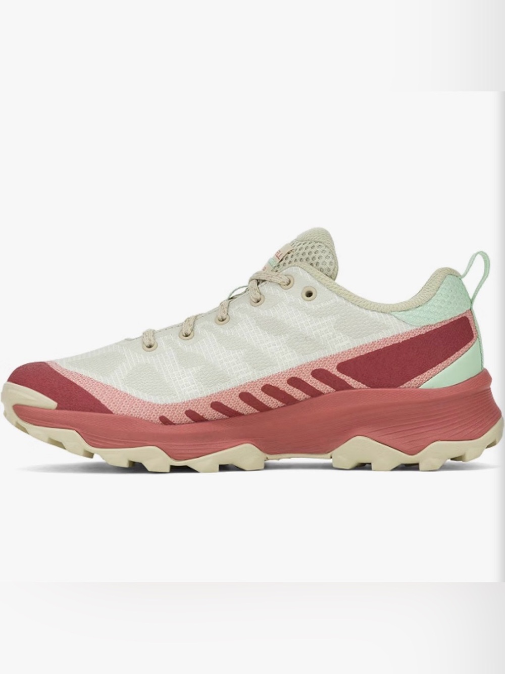 New Merrell Women's Trail Runner Shoes size 6 Cream & Rose - Picture 4 of 6